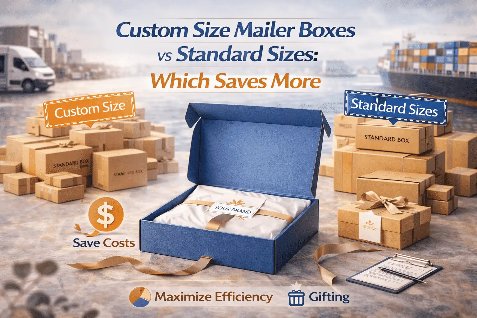 Custom Size Mailer Boxes vs Standard Sizes: Which Saves More